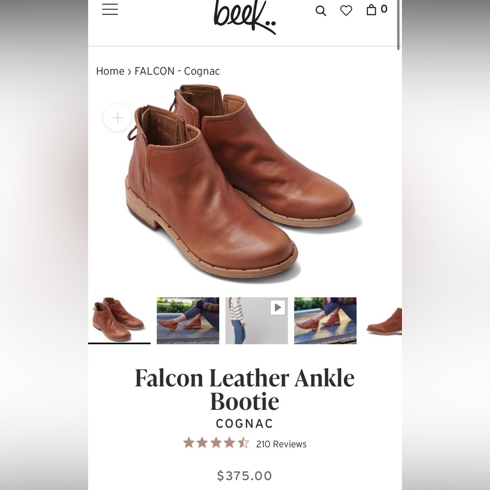 Beek Quality Leather Ankle Booties